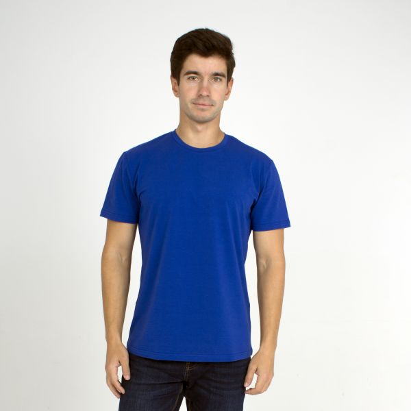 Базовая футболка мужская синяя